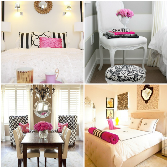 Creatice Pink Black And Gold Bedroom Ideas for Large Space