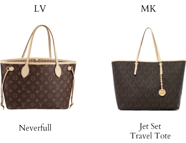 Michael Kors Kenly vs. LV on the go