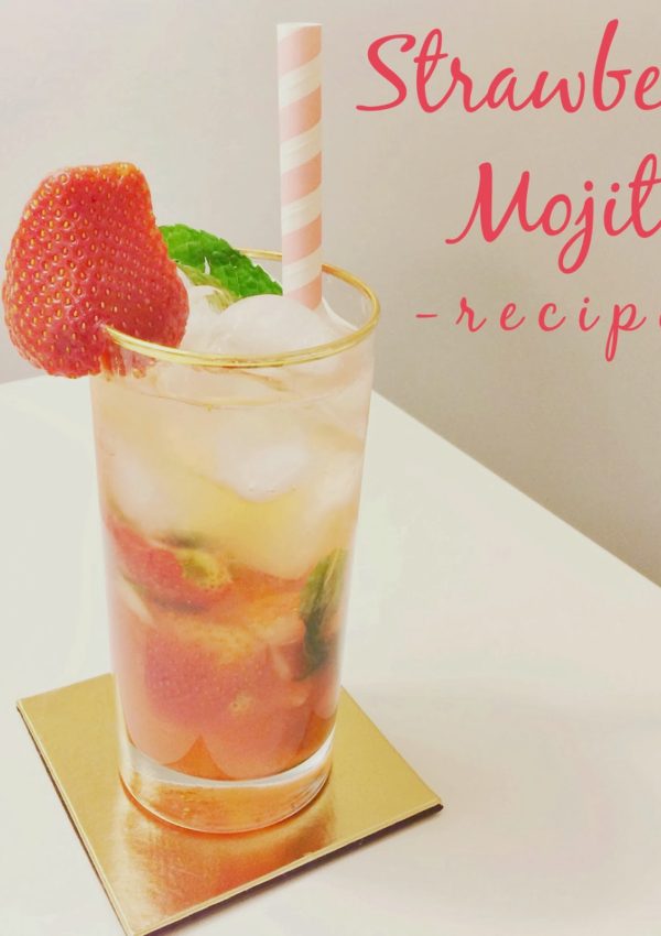 Homemade Strawberry Mojito