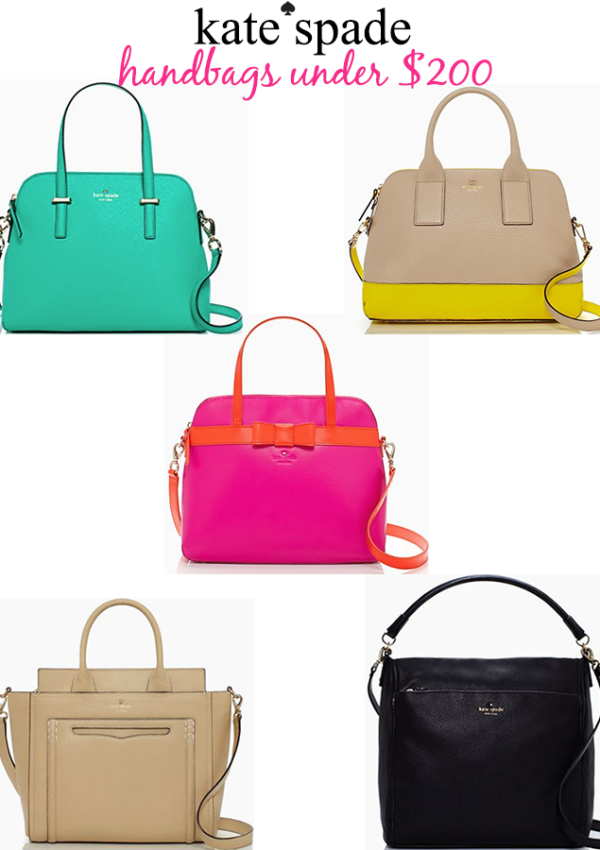 Kate Spade Handbags Under $200