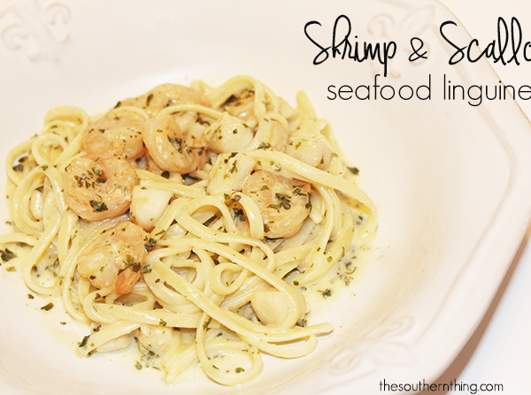 Shrimp and Scallop Seafood Linguine Recipe