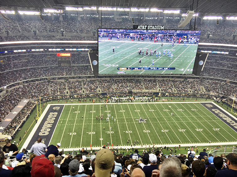 AT&T stadium screen