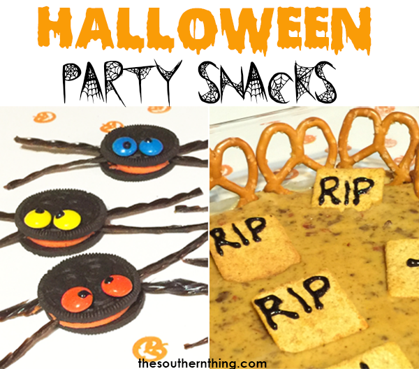 Easy Halloween Themed Party Snacks