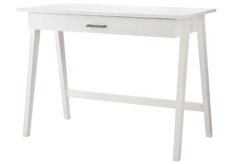 white desk