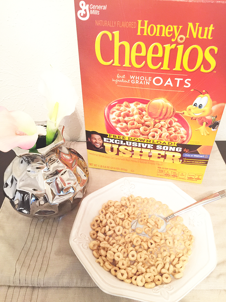 Honey Nut Cheerios and Usher