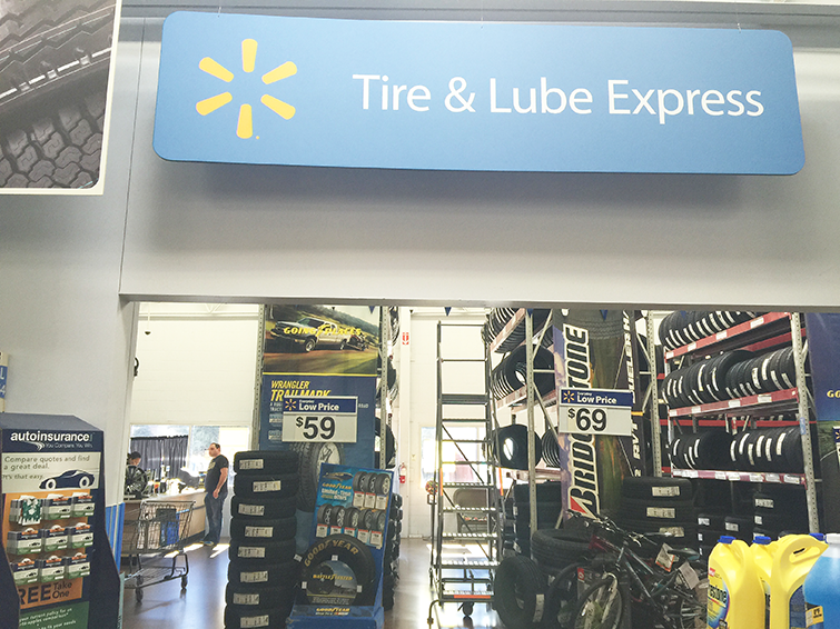 walmart tire & lube express