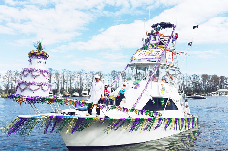 mardi gras boat parade