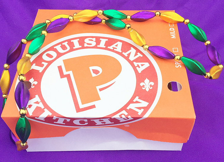 popeyes chicken on mardi gras