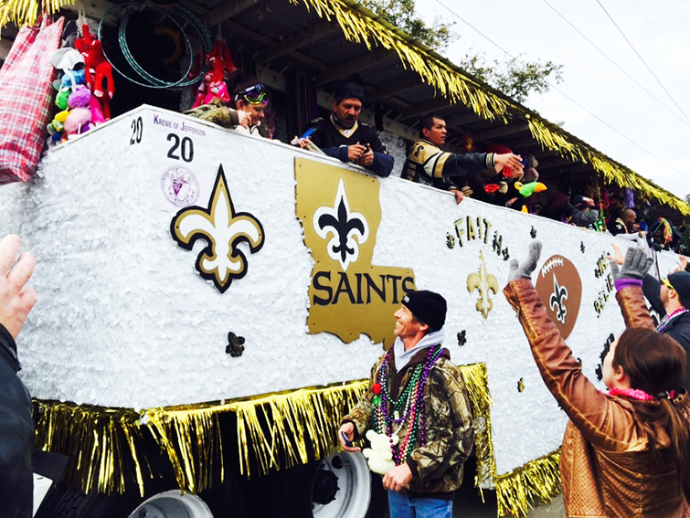 new orleans saints float