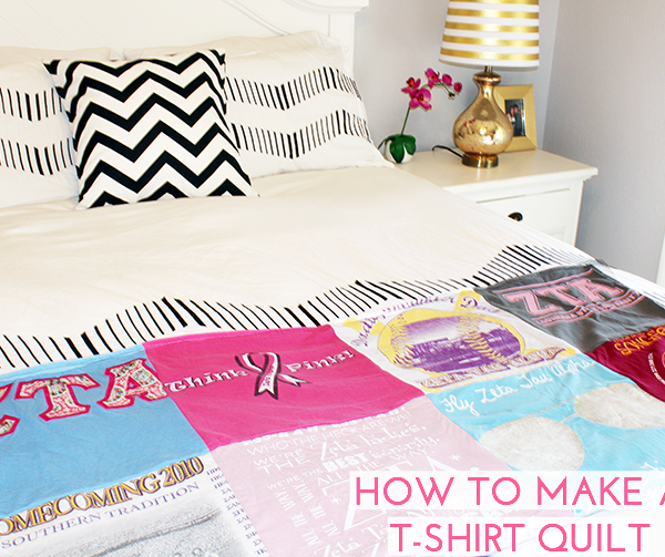How to Make a Sorority T-Shirt Quilt