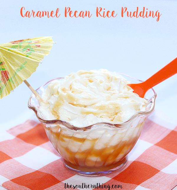 Caramel Pecan Rice Pudding