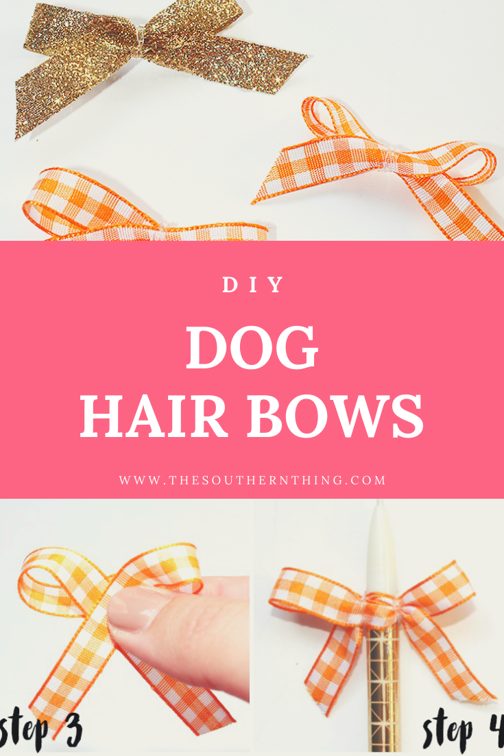 DIY Dog Hair Bows Tutorial