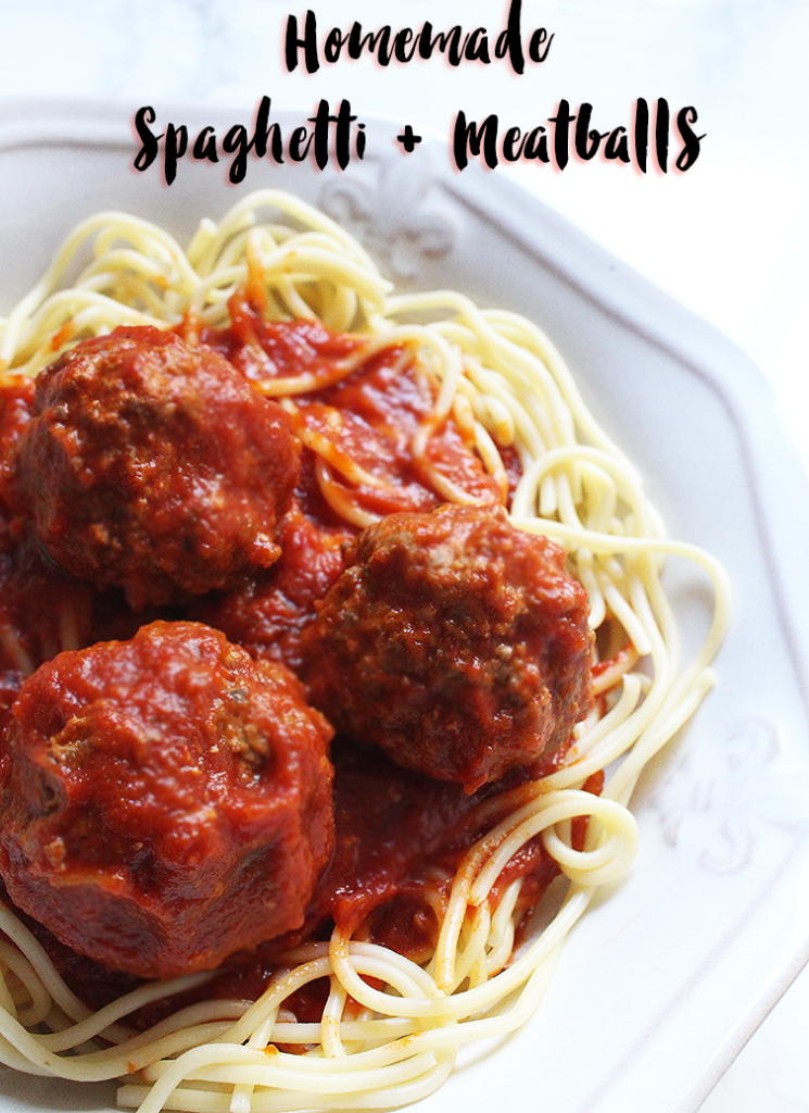 Homemade Spaghetti and Meatballs with Ragu - The Southern ...