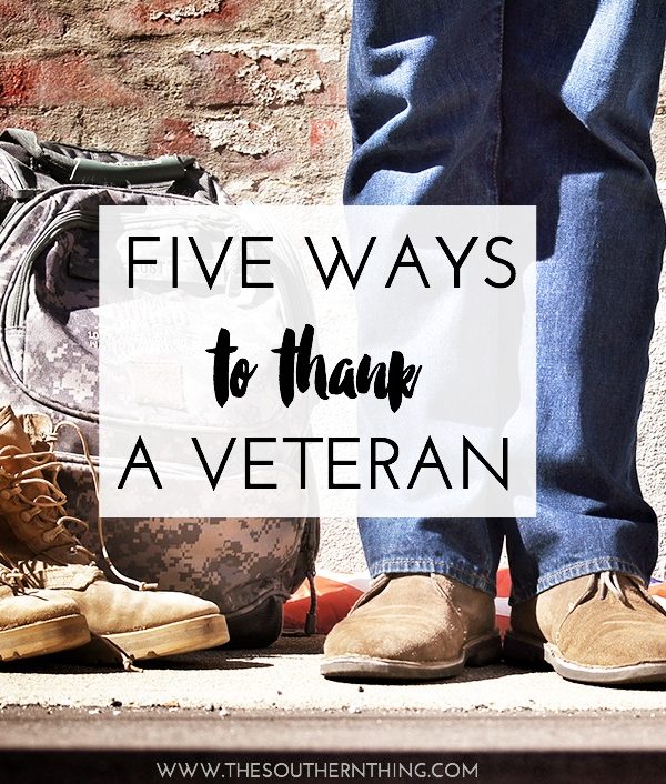 Five Ways to Thank a Veteran