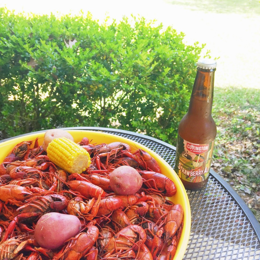 Louisiana boiled crawfish