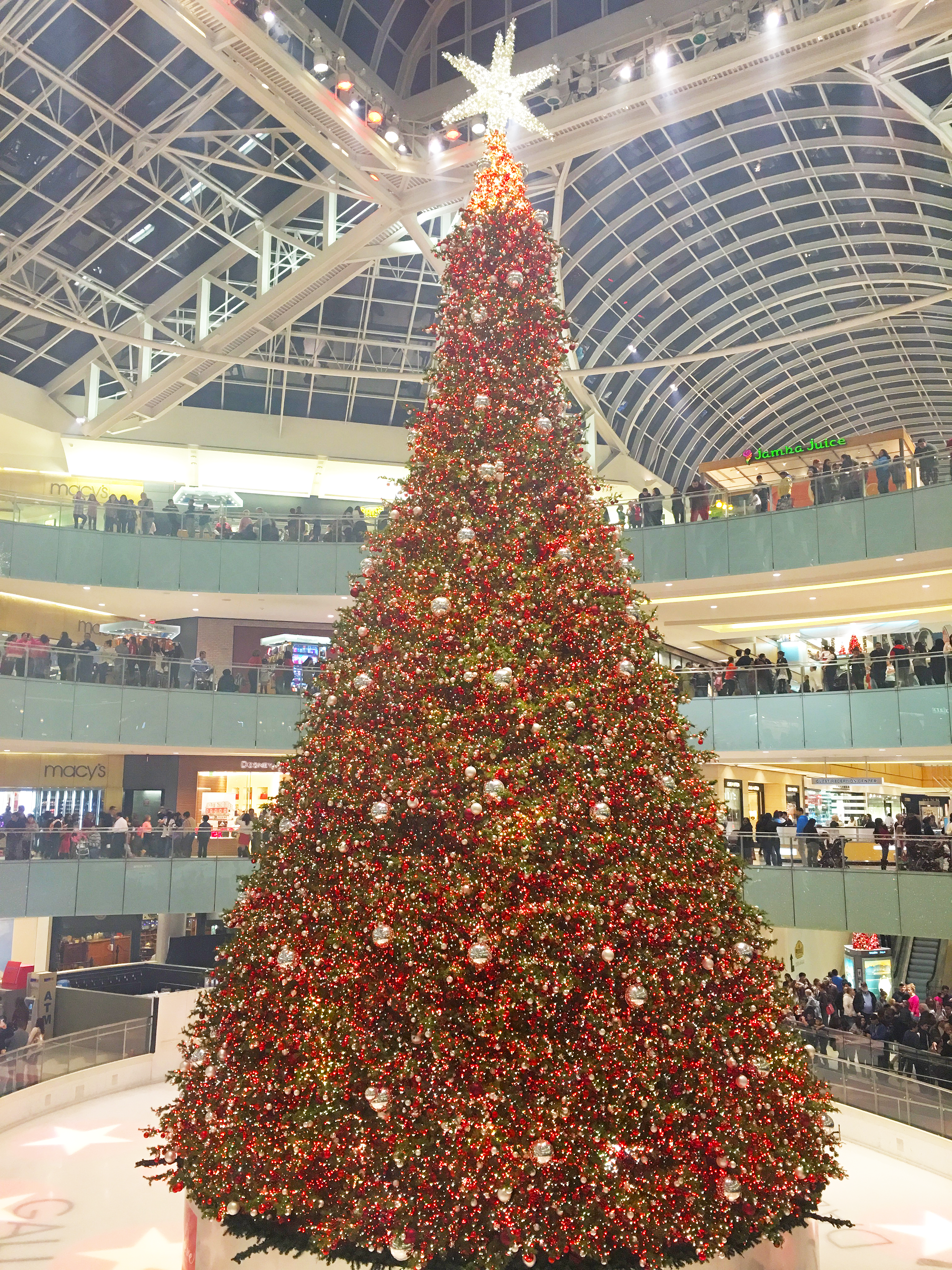 dallas galleria christmas tree