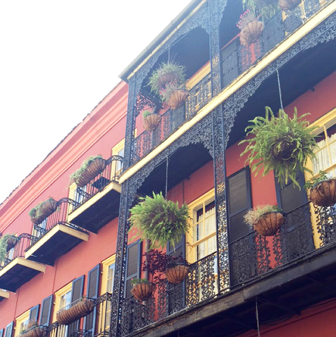 french quarter balcony