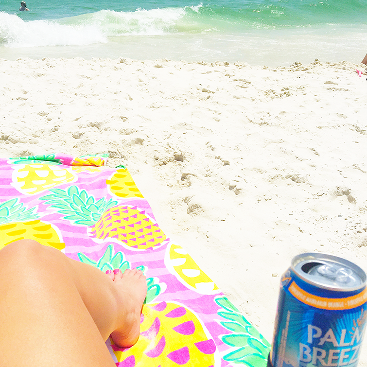 palm breeze on beach