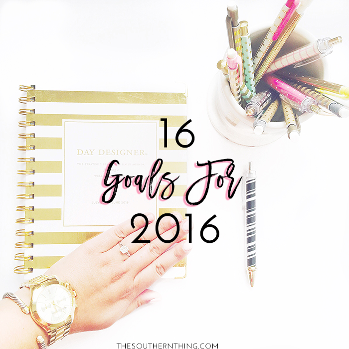 16 goals for 2016