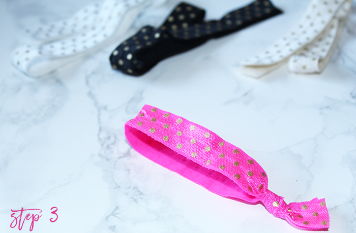 DIY Creaseless Hair Ties Tutorial