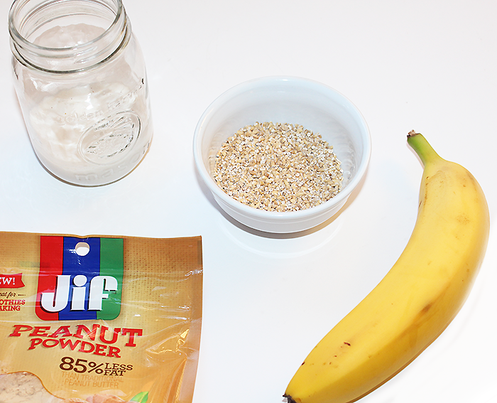 Peanut Butter Banana Oatmeal Smoothie Ingredients