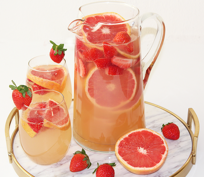 Grapefruit Sangria Recipe with White Wine