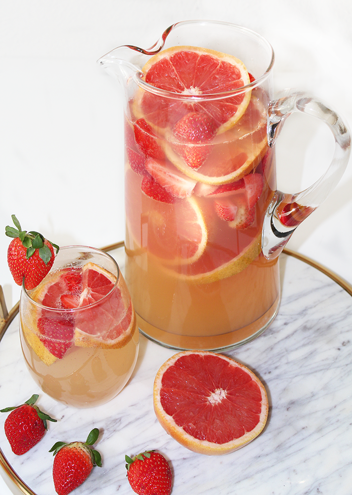 White Wine and Grapefruit Sangria