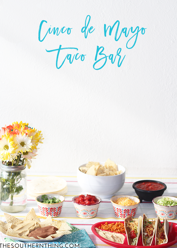 Cinco de Mayo taco bar party idea