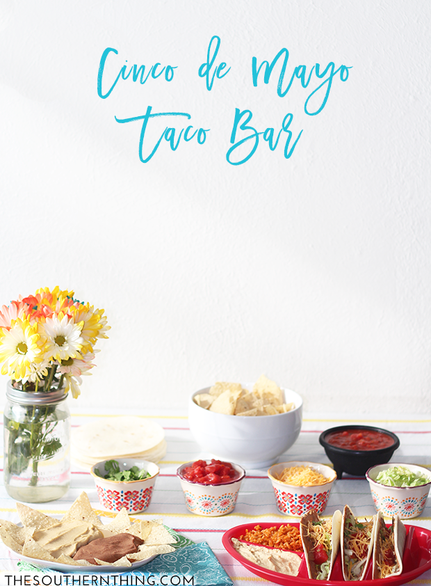 Cinco de Mayo taco bar party idea