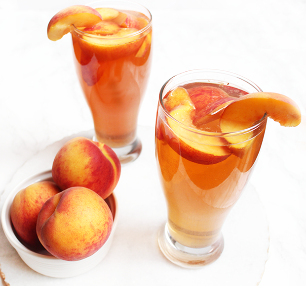 peach sweet tea