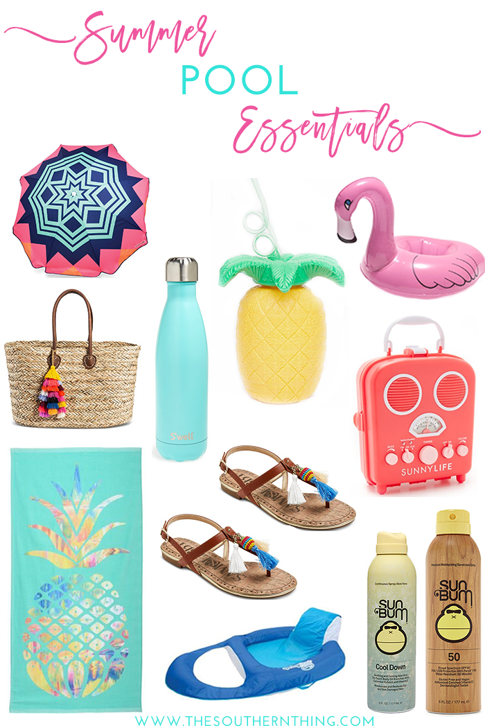10 Summer Pool Essentials • The Southern Thing