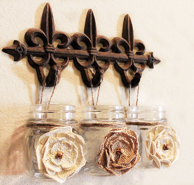 mason jar wall holder