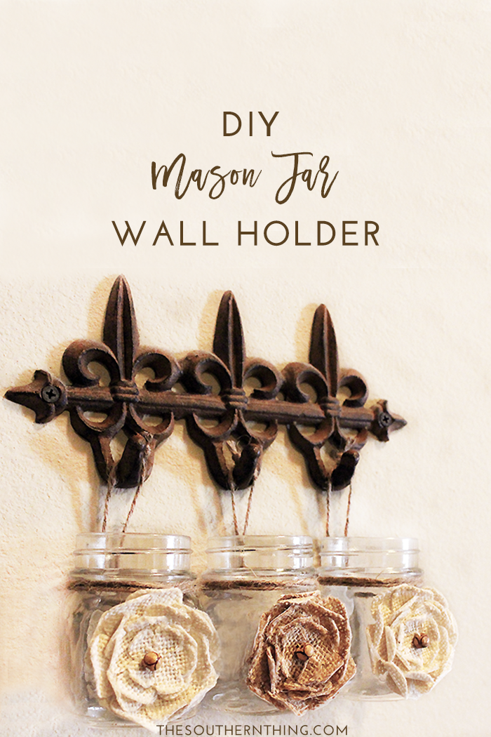 mason jar wall holder