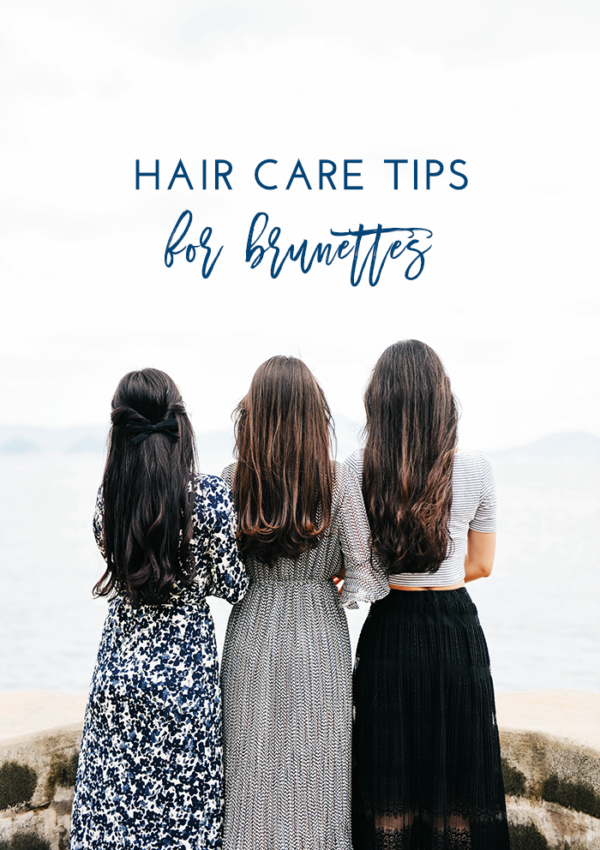 brunette hair care