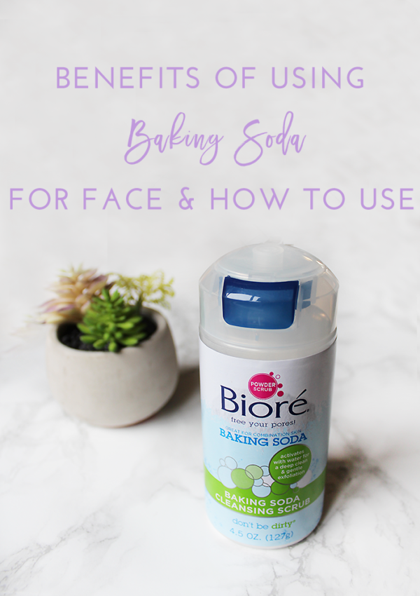 benefits of baking soda for face