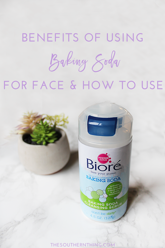 benefits of baking soda for face