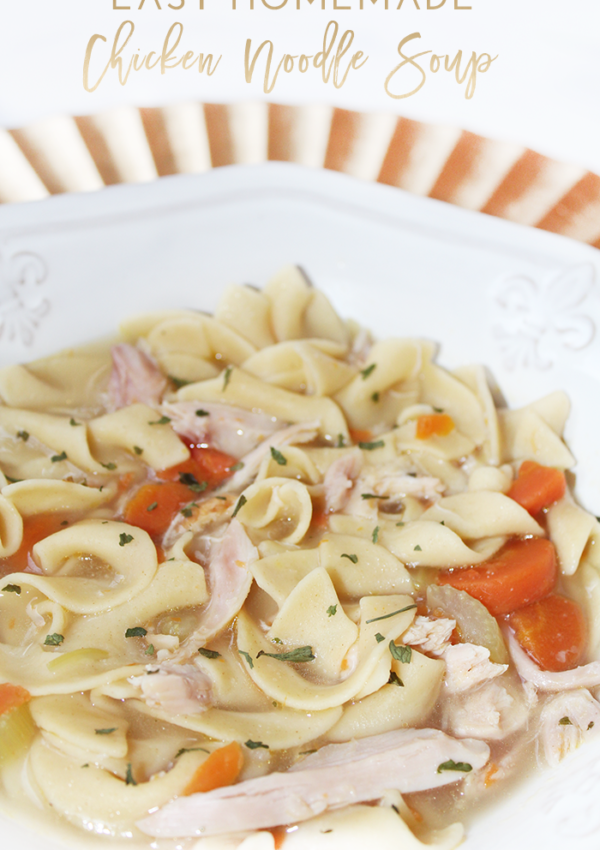 easy homemade chicken noodle soup