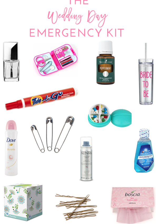 wedding emergency kit