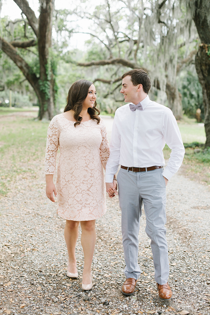 New Orleans City Park engagement photos 