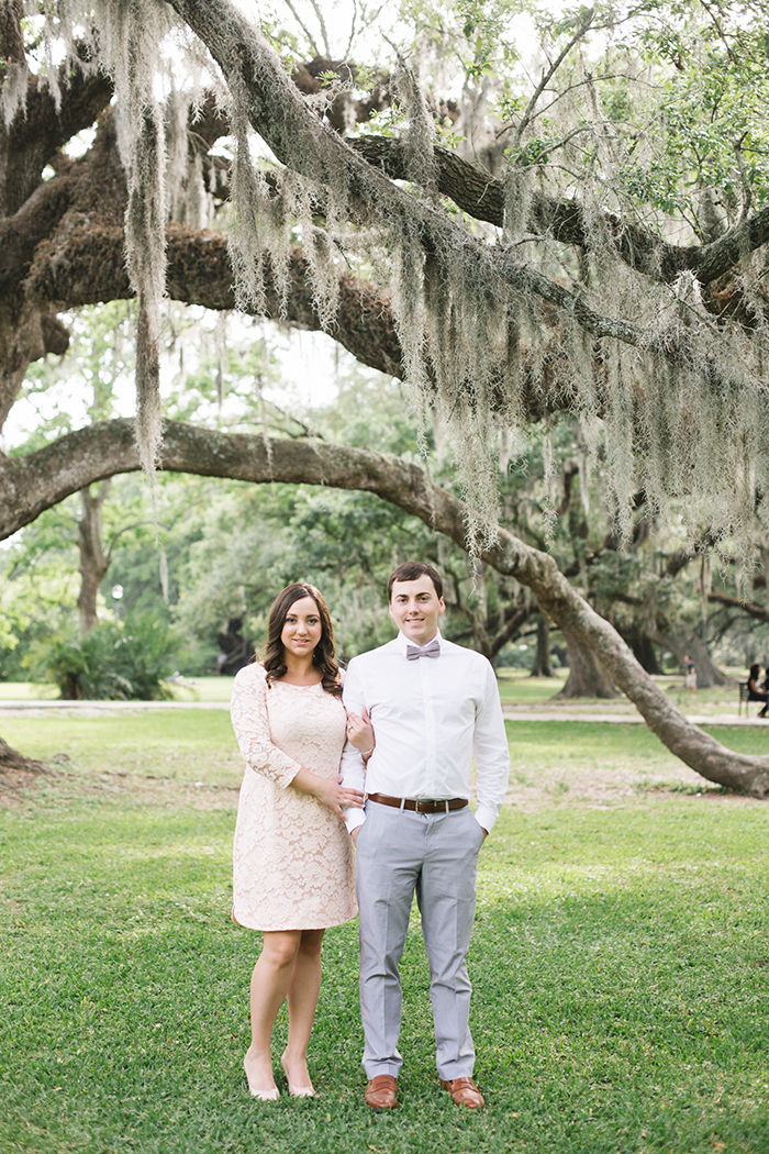 New Orleans City Park engagement photos