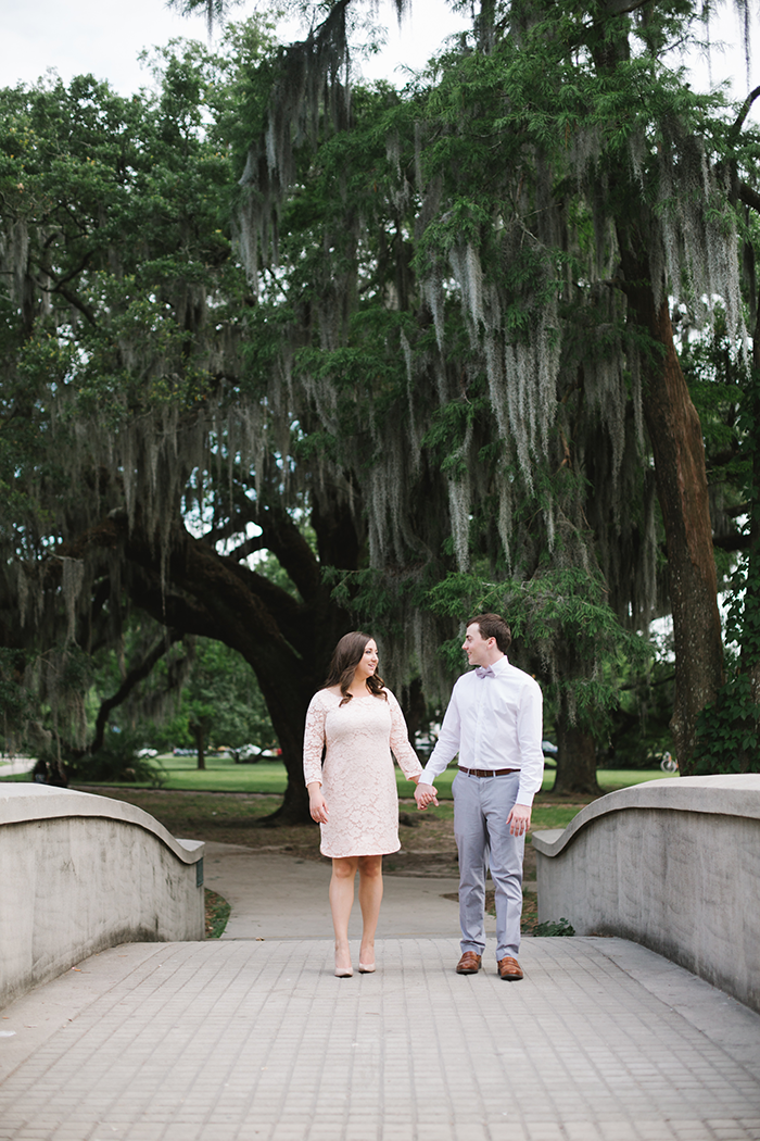 New Orleans City Park engagement photos