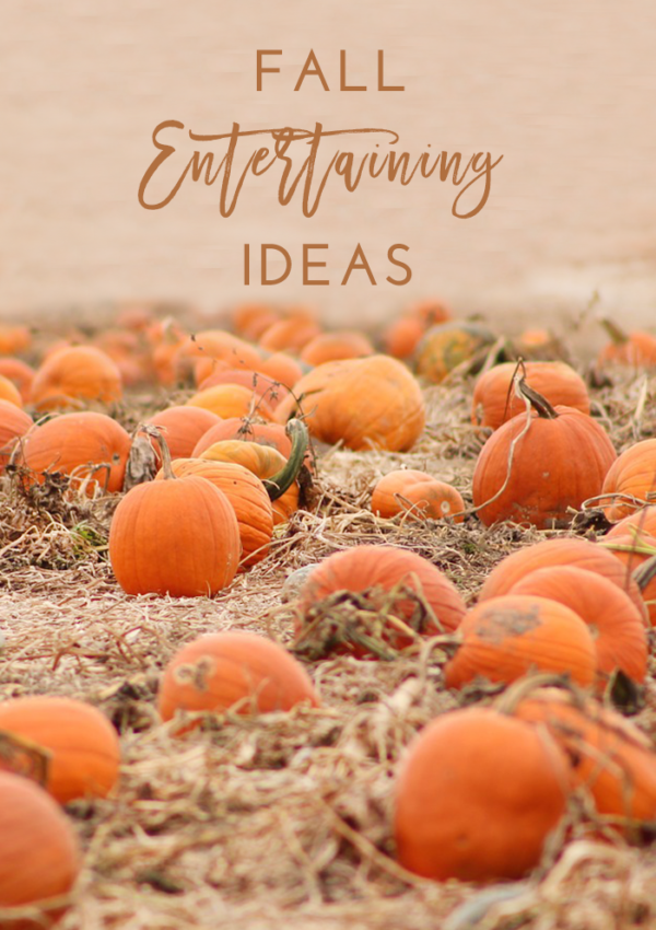 Fall entertaining ideas