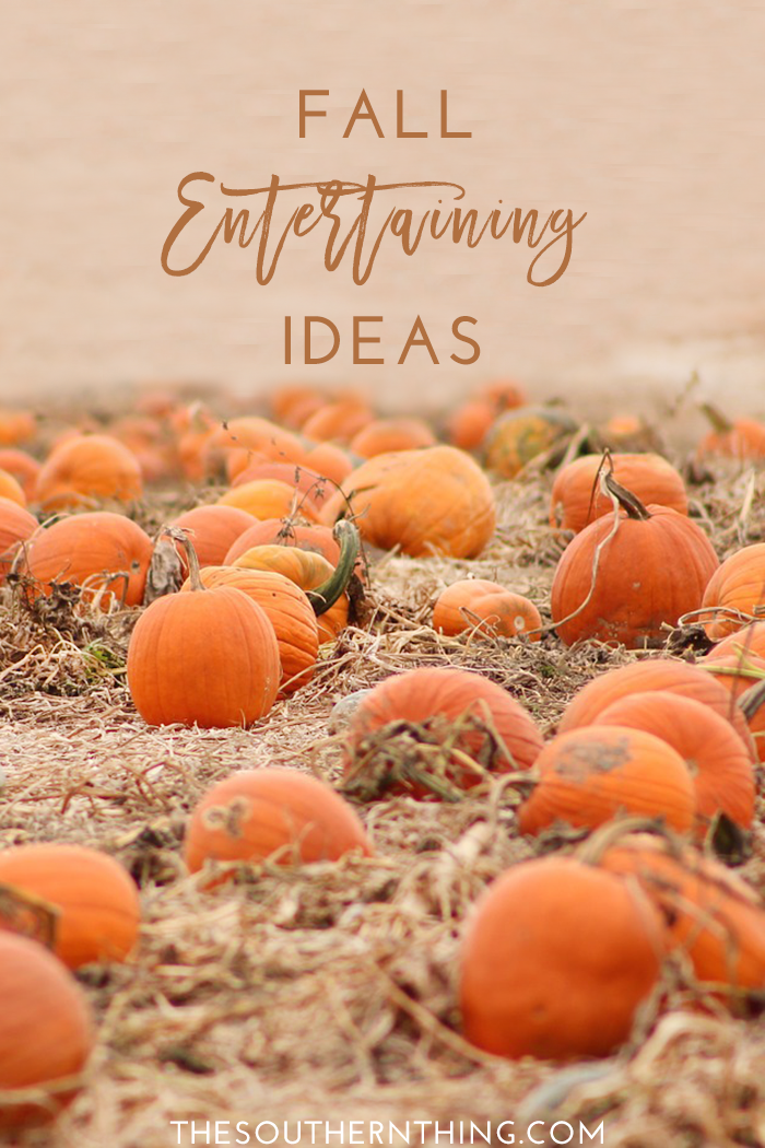 Fall entertaining ideas