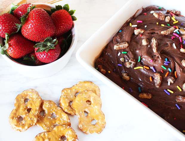 mocha cake batter dip