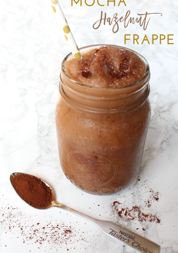 Mocha hazelnut frappe recipe