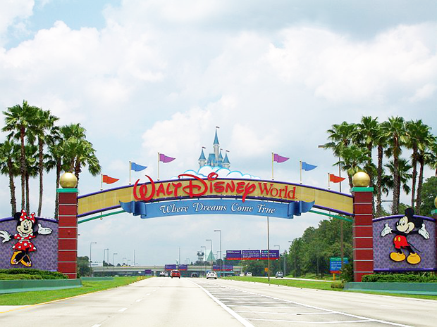 Disney World entrance