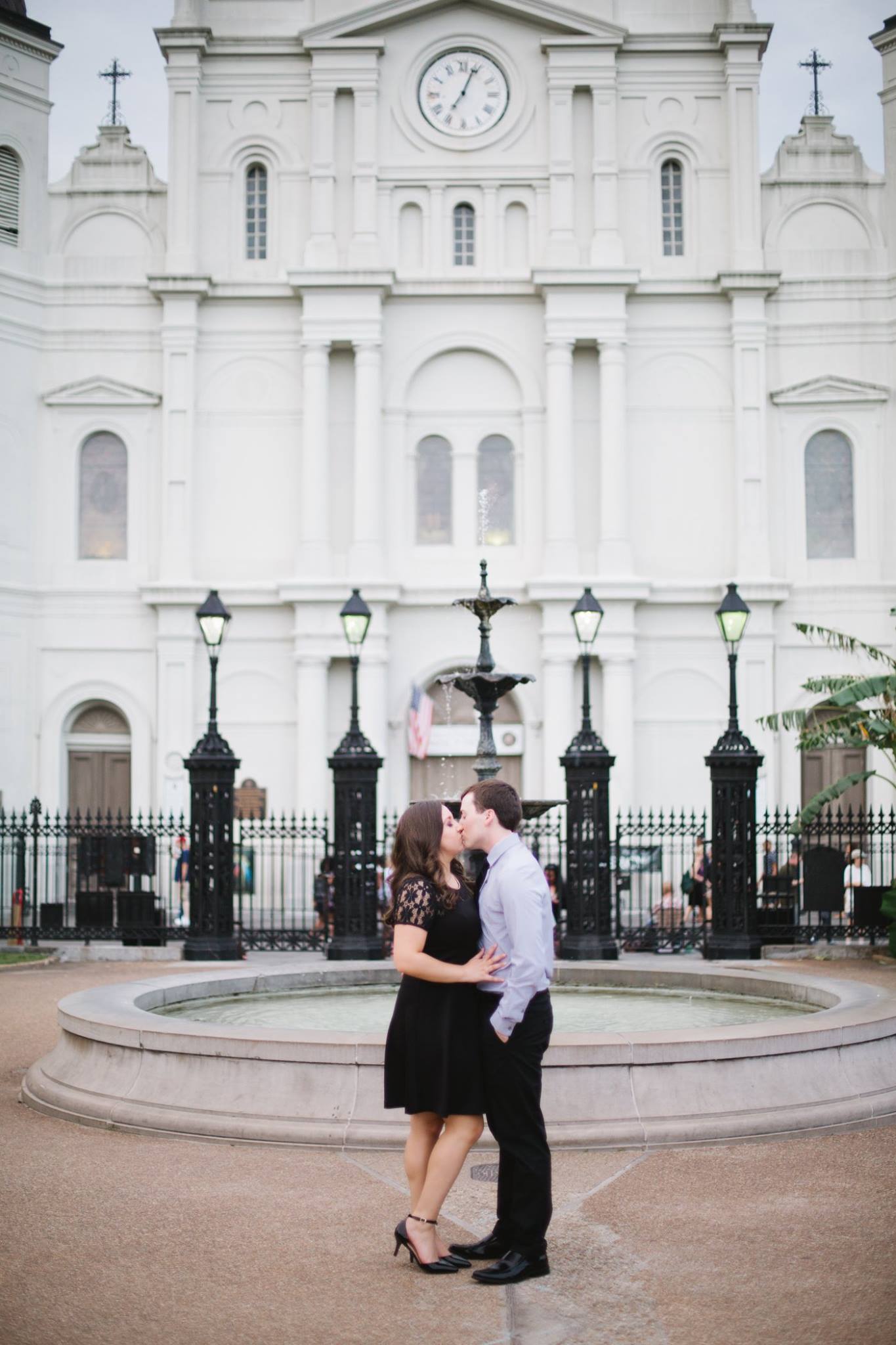 Jackson Square engagement photo