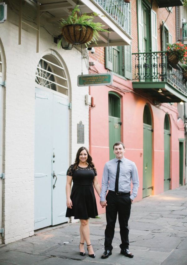New Orleans French Quarter Engagement Photos