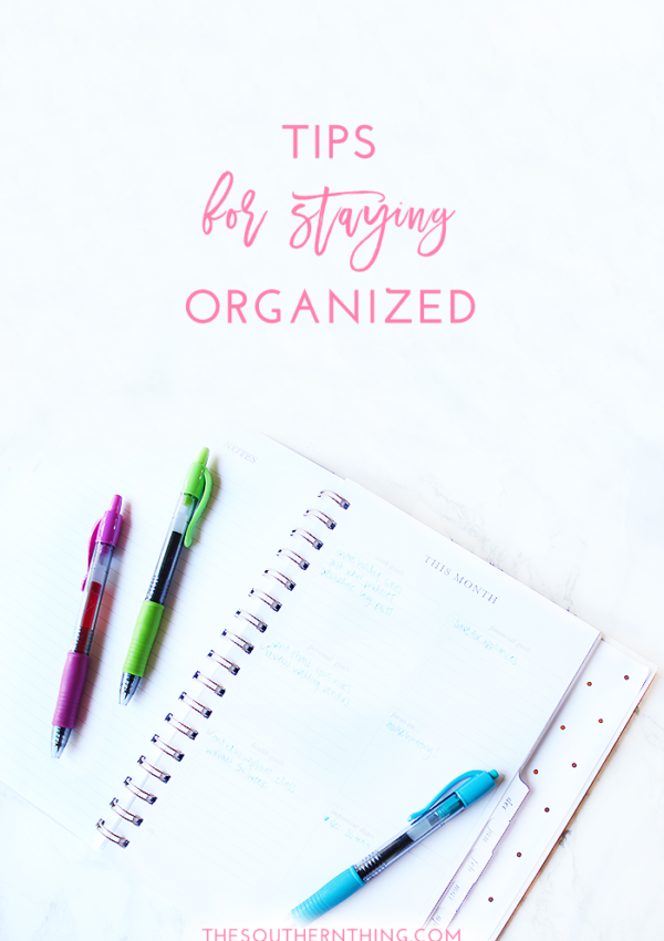 organization tips