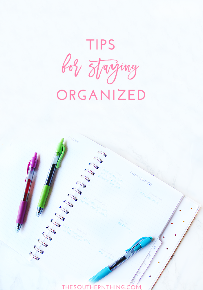 organization tips